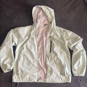 New Balance mint green rain jacket